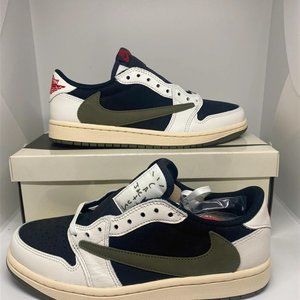 Nike air jordan 1 low x travis Scott olive
